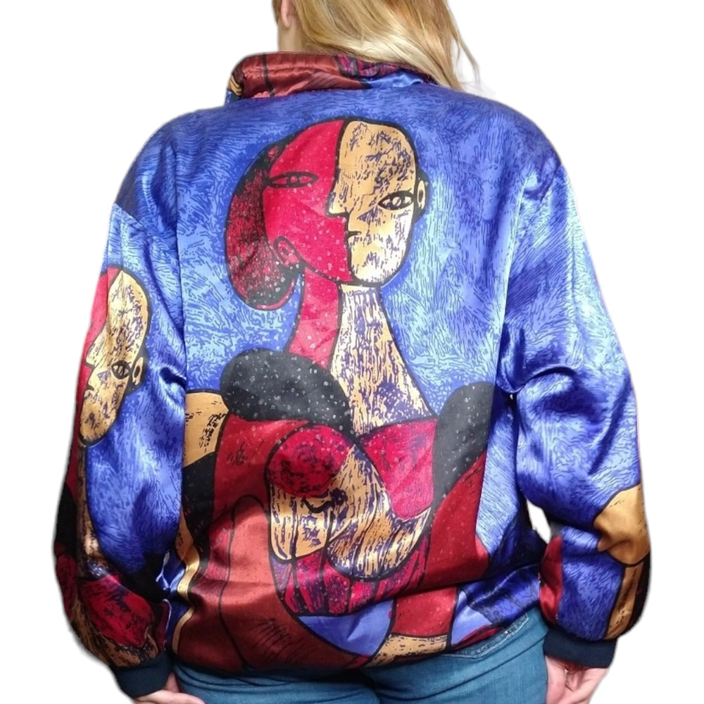 80s Vintage Picasso Jacket by Maggie Lawrence Size 18W